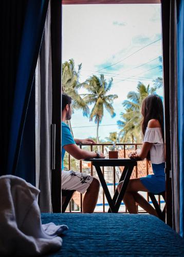Double Room with Balcony and Sea View room in Pousada Sete Mares