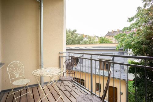 Leipzig-Suites No.12 4 Zimmer Apartment und Balkon