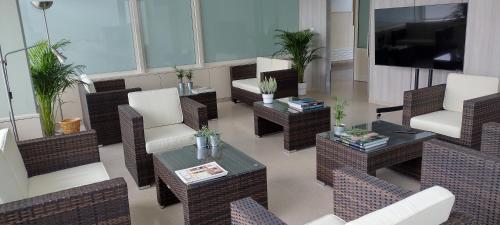 共用Lounge/電視區, Hospederia San Froilan in 盧戈市中心