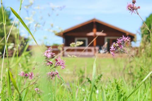 Strathisla - Luxury Two Bedroom Log Cabin with Private Hot Tub & Sauna