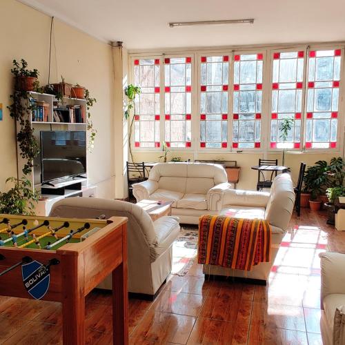 Recreational facilities, Wake Up Hostel in La Paz