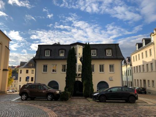 A szálláshely kívülről, Kerkermeister Pension in Auerbach
