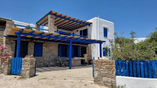 Viesnīcas āriene, Villa Zoe with Seaview near Golden Beach in Tzanes