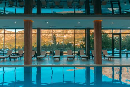 Swimming pool, ARCHAZOR Mountain Resort in Yusufkhona