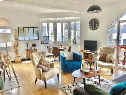 Le Cocon Briochin, grand appartement en plein centre de SaintBrieuc - Location saisonnière - Saint-Brieuc