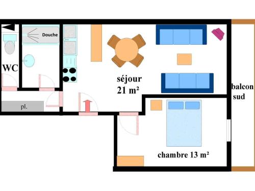 Appartement Lanslebourg-Mont-Cenis 2 pièces 5 personnes - FR-1-508-154 - image 2