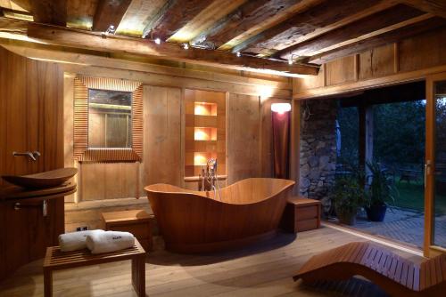 Gyógyfürdő, Luxus Chalet Muhlermoos in Eckartau