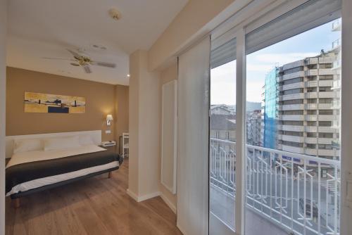 Habitación doble, balcón
