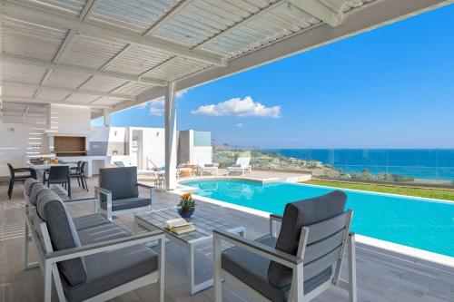 Executive Rhodes Villa Villa Nissos Stunning Sea Views 3 Bedrooms Lindos