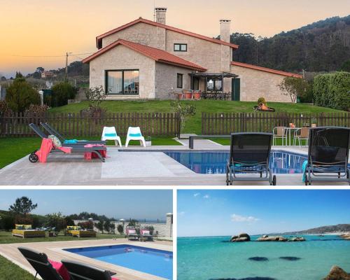 Exterior view, Luxury Singular Villa Carolina in Espiñeirido