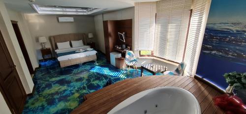 Fürdőszoba, Mavisu Deluxe Butik Otel in Cilekli