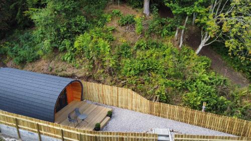 外部景觀, Loch Ness Woodland Pods in 德拉姆納德羅希特市中心