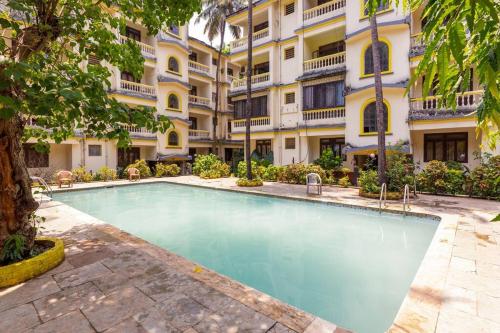 Calangute Pool Facing AC Budget 1bhk with WIFI