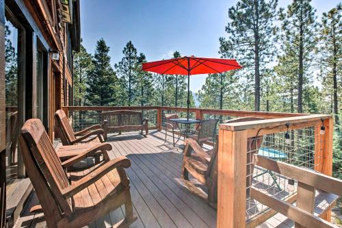 Large Angel Fire Retreat with Private Hot Tub!