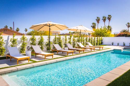 White Pearl - Pool - Spa - Mountain Views - Accommodation - Palm Springs