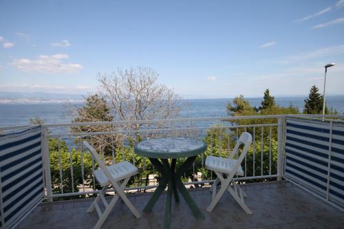 ระเบียง/ชานเรือน, Rooms by the sea Medveja, Opatija - 7775 in ลอฟราน