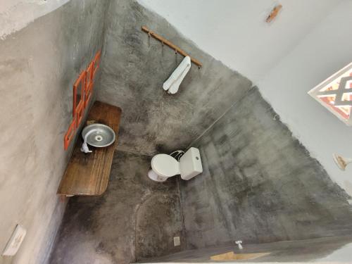 ห้องน้ำ, Pousada Infinito Azul in เจริโคโคร่า