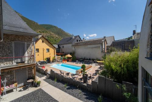 Erkély/terasz, A Nouste chambres d'hotes et gite ONLY ADULTS in Campan