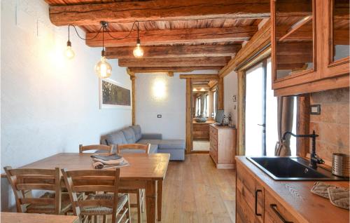  Amazing apartment in Ovaro with 1 Bedrooms and WiFi in Ovaro