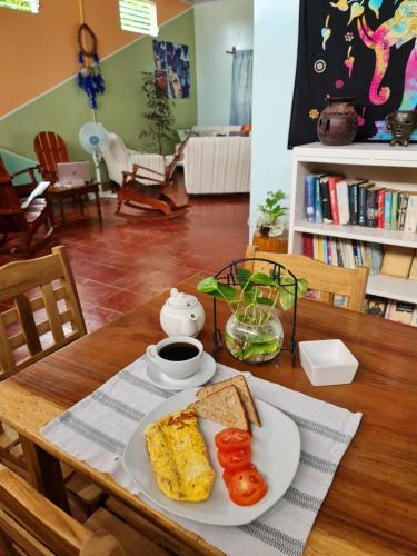 Ruang bersama/area TV, Hostal tortuga viajera in Moyogalpa