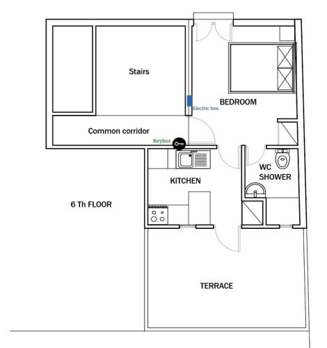 Konstantinou Apartment - smart & roof top terrace, Atenas (foto 5)