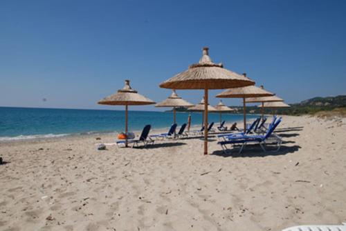 Beach, Nepheli Hotel in Nea Thesis