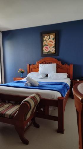1 double bed