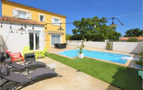 Nice Home In Pont-saint-esprit With Outdoor Swimming Pool, Indoor Swimming Pool And 3 Bedrooms