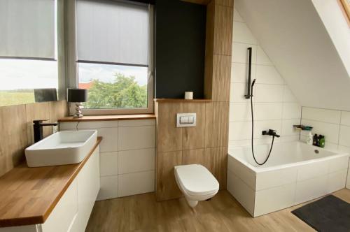 浴室, Domki przy Ogrodach in 戈薩科維斯茲德魯伊