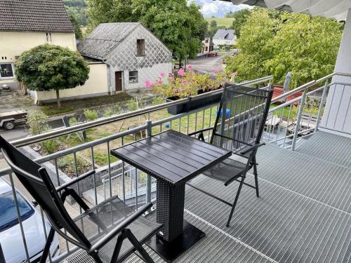 Rõdu/terrass, Ferienwohnung Brunnenblick in Rascheid