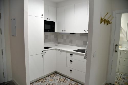 köök, Apartamento Turístico El Soportal de la Plaza (Apartamento Turistico El Soportal de la Plaza) in Daimiel