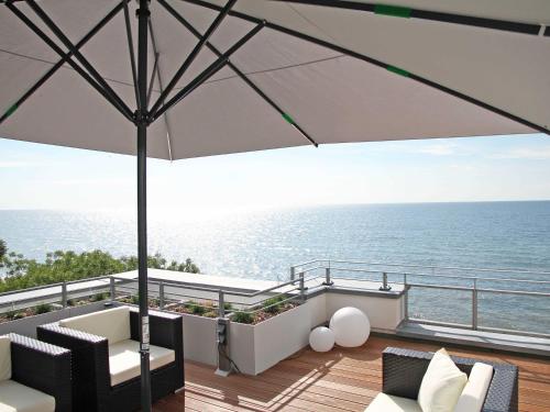 Ostseeresidenz Sassnitz - WG 18 mit Kamin, Sauna, Terrasse, Meerblick