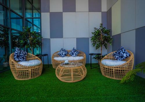 Balcony/terrace, Nasma Luxury Stays - Al Raha Lofts 2 in Al Raha Beach