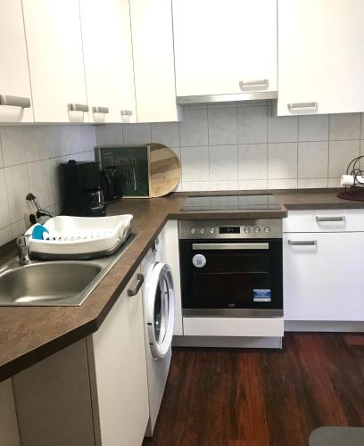 廚房, Apartment Enno in 奧爾巴赫