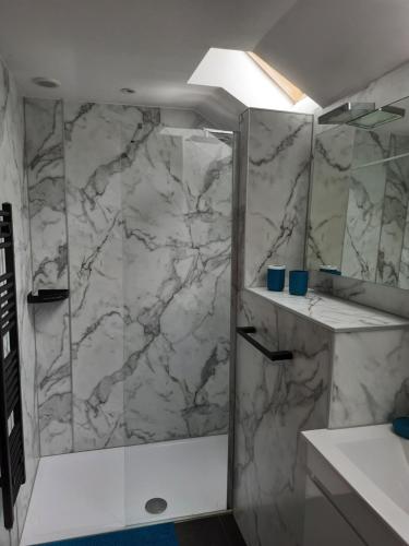 Bathroom, Ty Carreg Bach in Capel Garmon