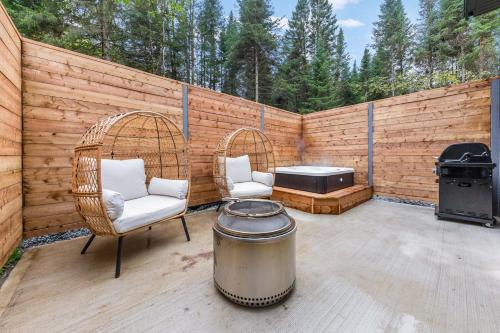 Iekārtas, Les Petits Chalets in Val-des-Lacs (QC)