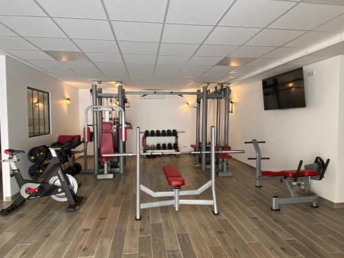 Fitness center, La villa perchee in Saint-Prix (Ile-de-France)