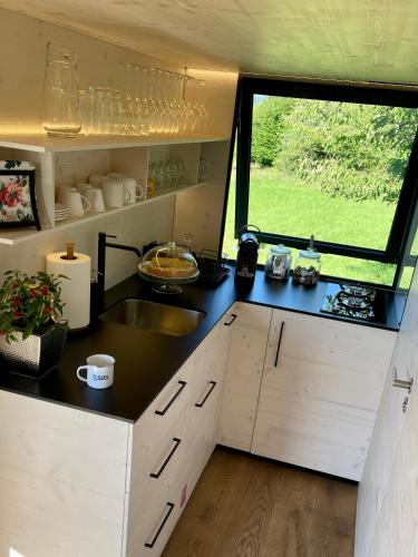 Iekārtas, Wonderful Tiny house Hootka with fabulous view near Semily in Slapy