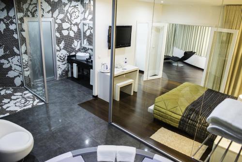 Suite, bain à remous