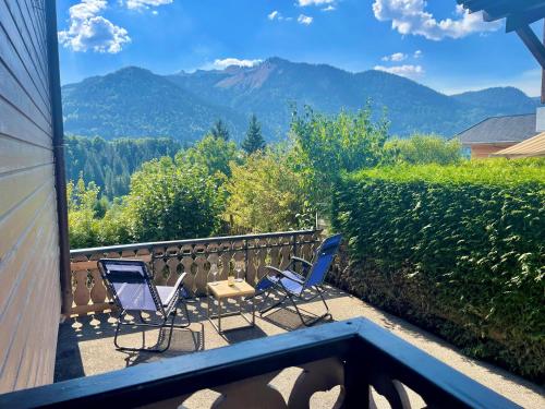 Balcony/terrace, La Chaumine - Beautiful & Stylish 2 Floor Apartment With Terrace near Restaurant Le Petit Coq
