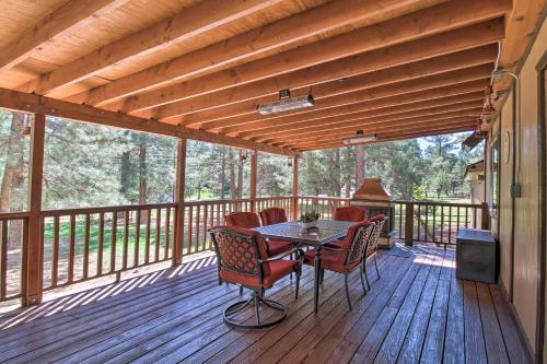 Pet-Friendly Show Low Retreat with Deck and Grill