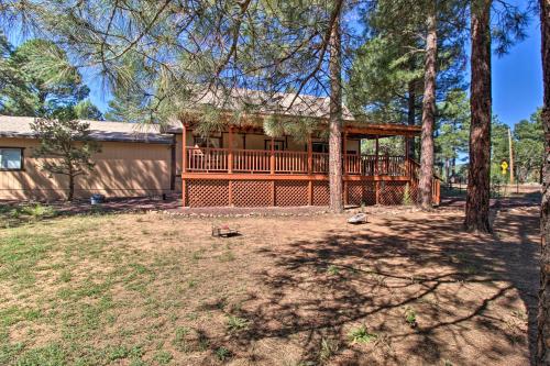 Pet-Friendly Show Low Retreat with Deck and Grill