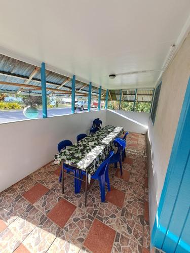 Erkély/terasz, Aitutaki Budget Accommodation in Aitutaki