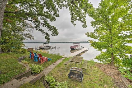 Spacious Lakehouse with Deck, Kayaks, and Dock!