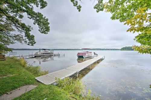 Spacious Lakehouse with Deck, Kayaks, and Dock!