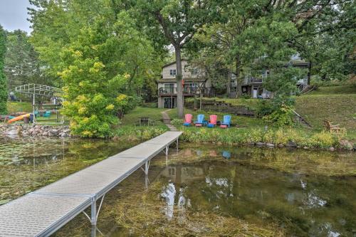 Spacious Lakehouse with Deck, Kayaks, and Dock!