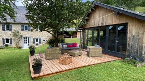 Le Domaine de Castille - chalet pyrénéen de charme - spa de nage gîte à louer Parc National des Pyrénées