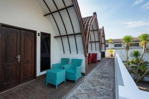 Terraza/balcón, Kidi's Lodge Gilitrawangan in Lombok