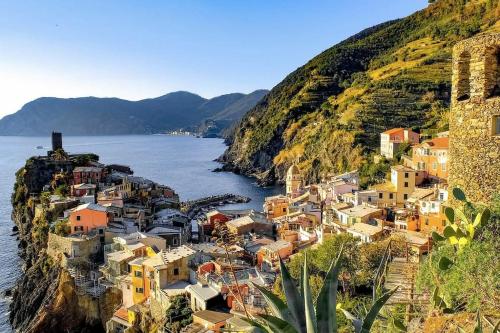 Maison de village avec piscine au-dessus des Cinque Terre in Ricco Del Golfo