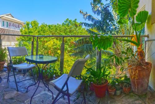 Balcony/terrace, View Mountain B&B in Mudan Township